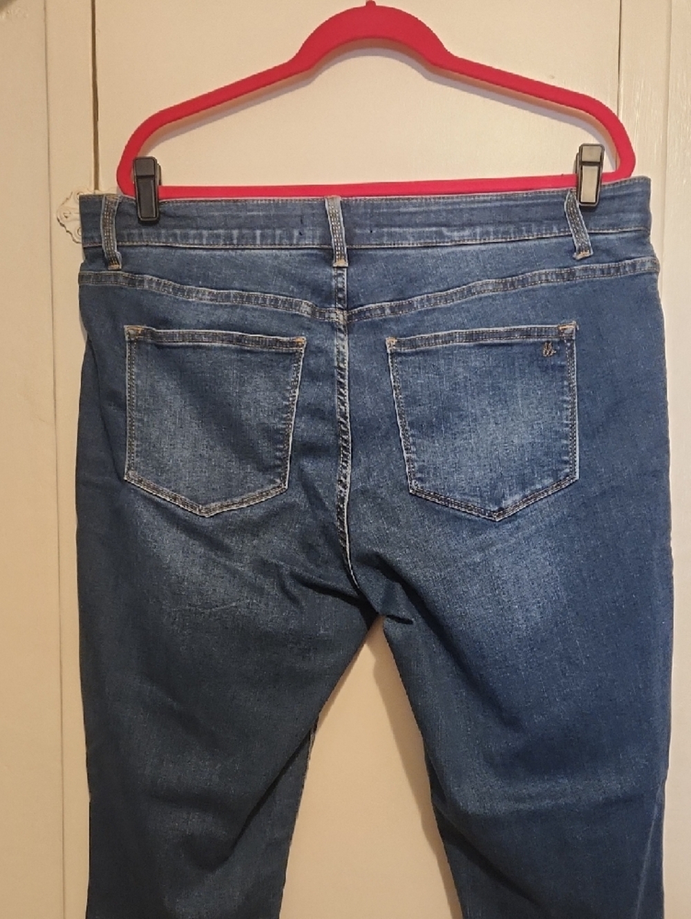 🔥LuLaRoe Women's Medium Blue Skinny Jeans - Picture 3 of 4